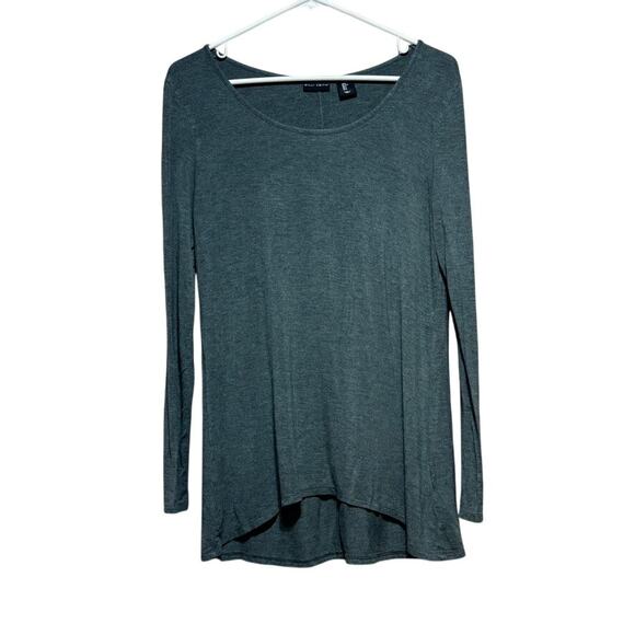 Willi Smith Tops - Willi Smith Dark Forest Green Modal Top High Low Hem Luxe Minimalist Size S